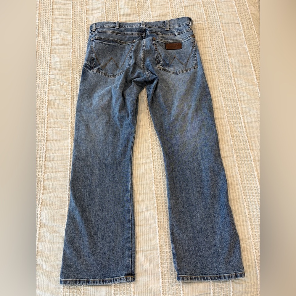 Men's Blue Bootcut Jeans